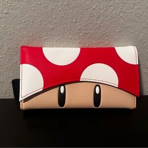 Super Mario Bros. Red Mushroom Bi-Fold Wallet